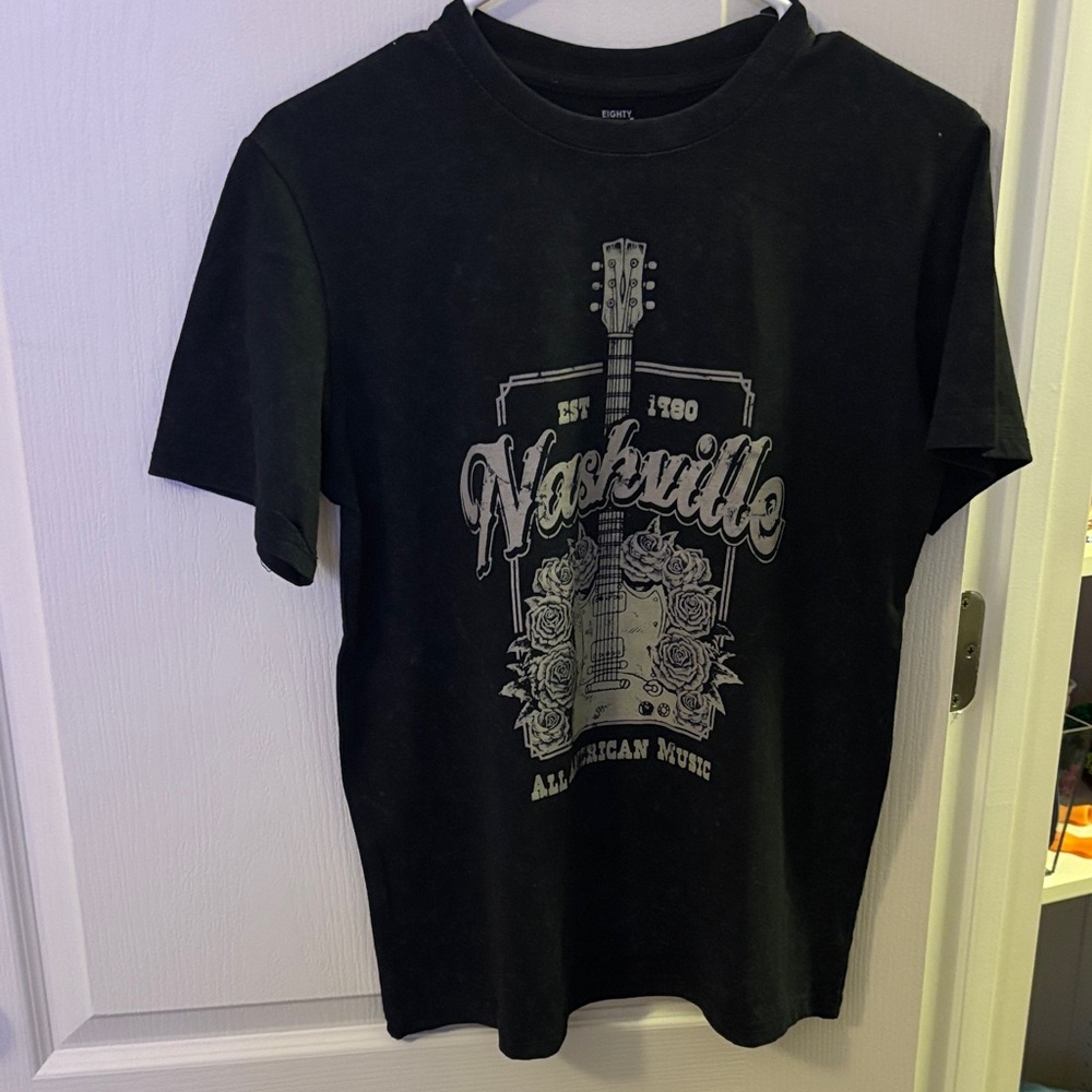 Boys Eighty Eight Black Nashville Kids T-Shirt